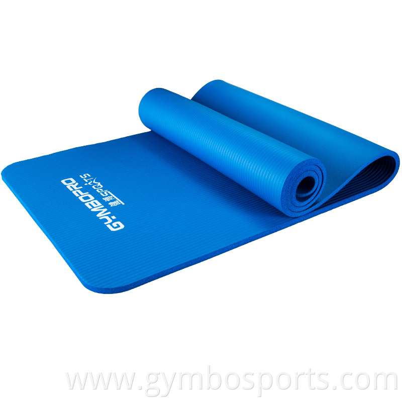 New Fashion 10mm Thickness Folding Anti-slip Fitness NBR Yoga Mat Gymnastics Mat